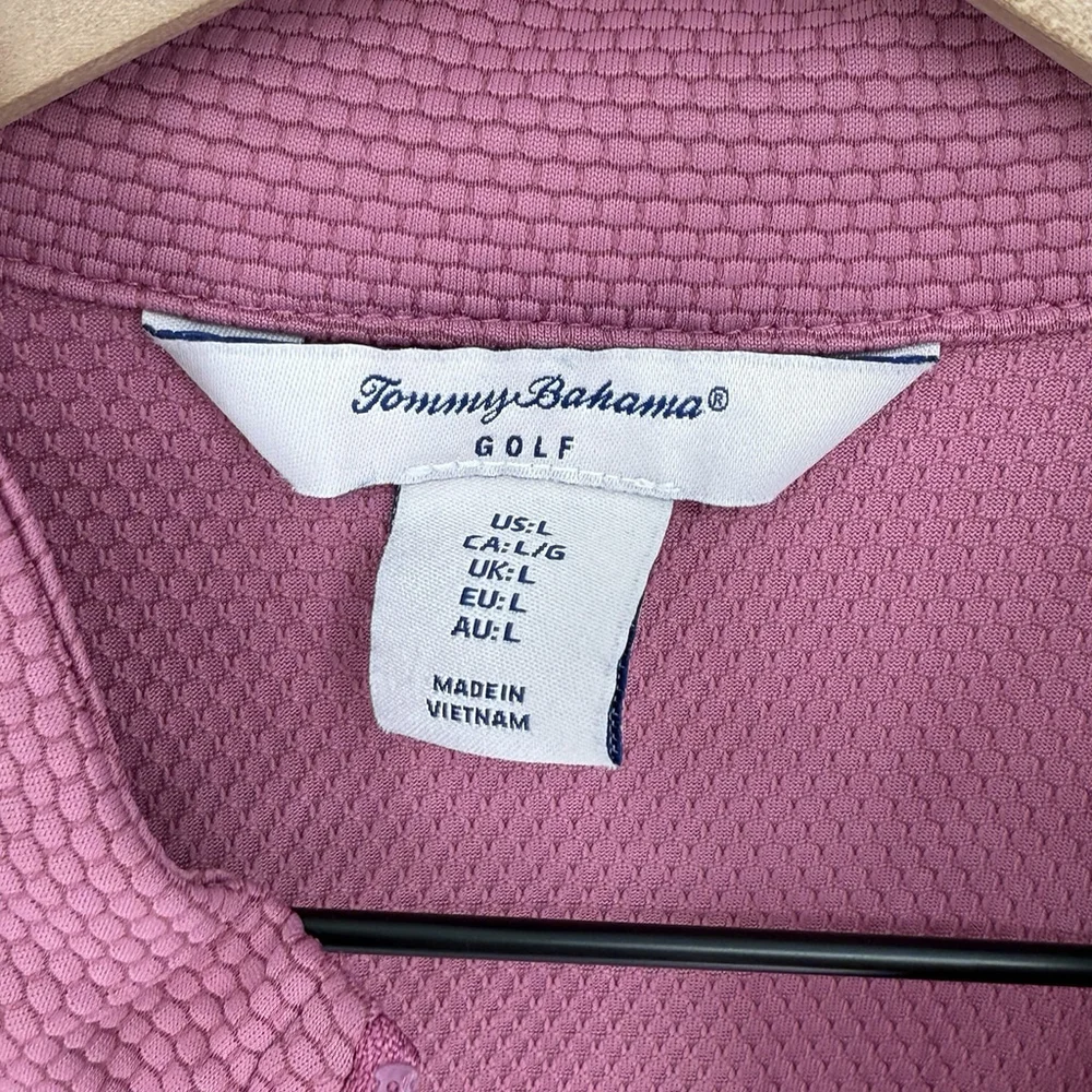 Tommy Bahama Golf Pink Full Zip Lightweight Jacket Women’s Size Large